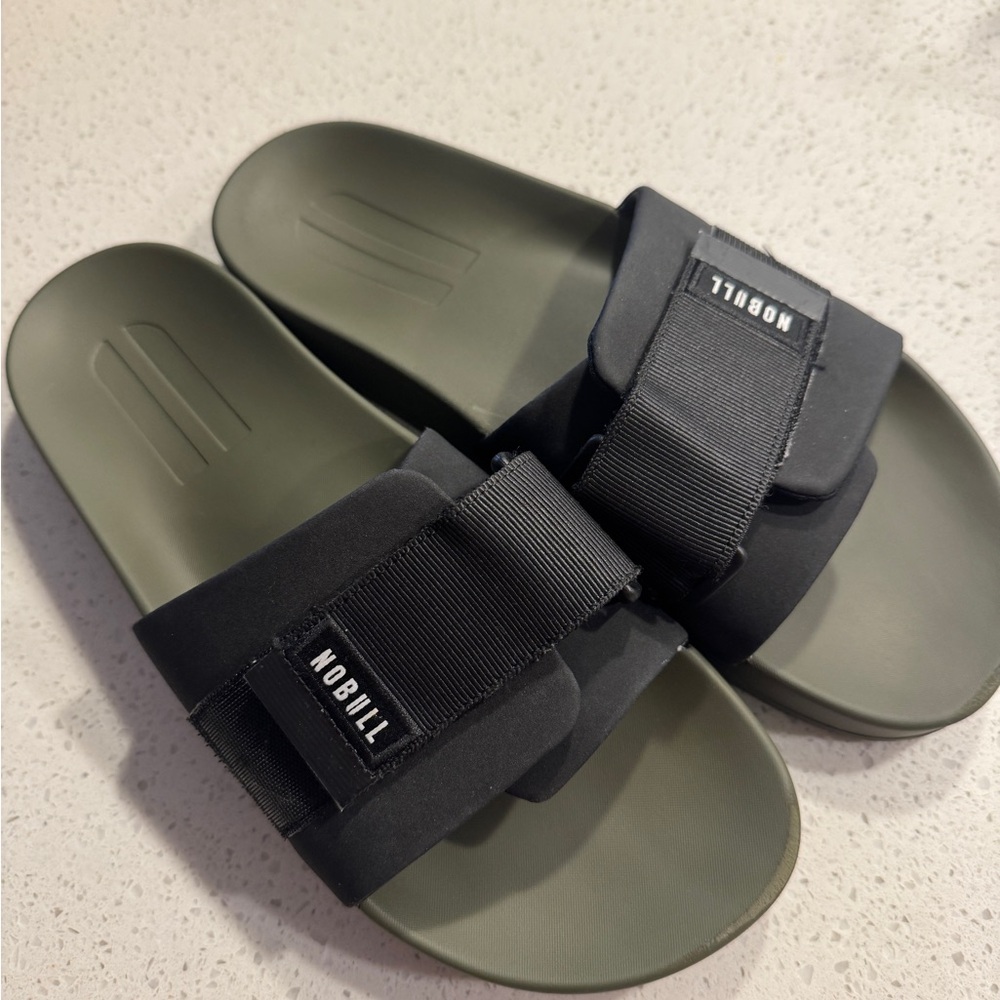 Men's Black Slide Sandals